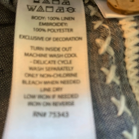 Sigrid Olsen linen top - Picture 5 of 5